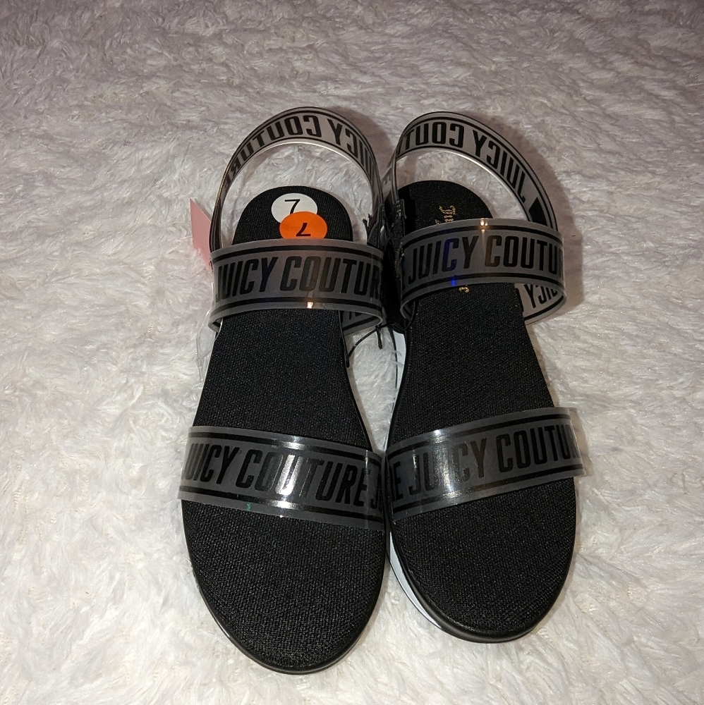 Nwt Juicy couture black lMANY sandals - Picture 10 of 13